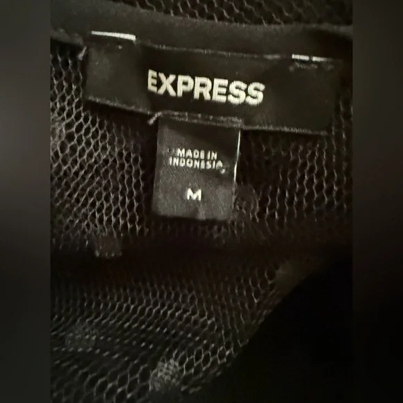 Express sheer polka dot top - Picture 5 of 5